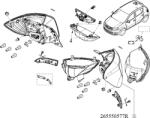 Original Renault Lampa spate ORIGINAL RENAULT 265550577R (265550577R)