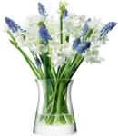 LSA International Virágoskert Posy üvegváza, 13cm, ättetsző, LSA, kézzel készített