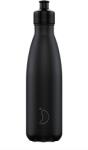 Chilly's termosz flakon - fekete - sport 500ml, Eredeti kiadás