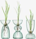 LSA International Váza szett Baldachin, magassága 13 cm, átlátszó - LSA International