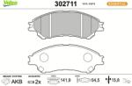 VALEO set placute frana, frana disc VALEO ESSENTIAL 302711 (302711)