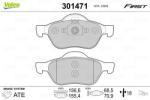 VALEO set placute frana, frana disc VALEO ESSENTIAL 301471 (301471)