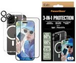 PanzerGlass Csomag 3 az 1-ben iPhone 16 Pro 6.3" D3O Keménytok + Kijelzővédő Üvegfólia + Lencsevédő