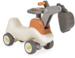 Moni Bumpy ráülős, markoló kanalas bébitaxi kormánnyal szürke/bézs