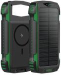 4smarts Powerbank Solár TitanPackRugged UltiMag 20000mAh zöld 540244