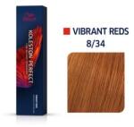 Wella Koleston Perfect Vibrant Reds vopsea profesională permanentă pentru păr 8/34 60 ml