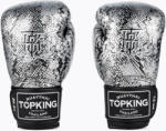 Top King Muay Thai Muay Thai Muay Thai Super Star Snake mănuși de box negru TKBGSS-02A-BK-SV-10