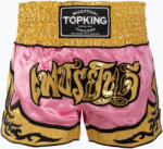Top King Pantaloni scurți de antrenament Top King Thai Boxing pink/gold