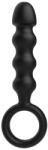 Passion Labs Dop Anal cu Inel Anal Plug Large, Silicon, Negru, 14.5 cm, Passion Labs, Mystery