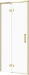 Cersanit Larga zuhanyajtók 80 cm dönthető arany matt/átlátszó üveg S164-065 (S164065)