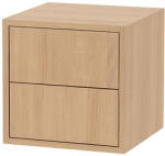 Leziter Boxie 2 fiókos fali szekrény 40x40x37 cm sonoma tölgy (LBX40402FST) - platinashop