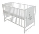  Bajka fehér 60*120 cm kiságy - zsiráf