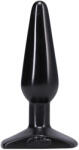 Doc Johnson anál plug - classic, közepes (fekete) (05140120000)