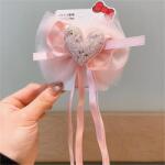  Heart díszhajcsatt - Rózsaszín