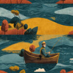 Takoy Szabadidő anyag/ futter Takoy 150cm horgász reggel