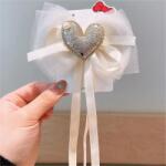  Heart díszhajcsatt - Fehér