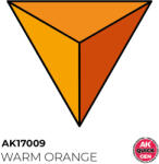 AK Interactive WARM ORANGE 18 ml - QUICK GEN (AK17009)