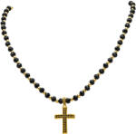 ElectraStore Colier Handmade Cu Pandantiv Cruce Grace (C4195)
