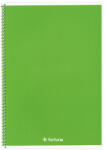Fortuna Spirálfüzet vonalas FORTUNA Monocolor A/5 70 lapos zöld