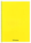 Fortuna Spirálfüzet vonalas FORTUNA Monocolor A/4 70 lapos sárga
