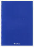 Fortuna Spirálfüzet vonalas FORTUNA Monocolor A/5 70 lapos kék