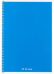 Fortuna Spirálfüzet vonalas FORTUNA Monocolor A/5 70 lapos sötétkék