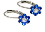 Pici Virág PICI VIRÁG fülbevaló - sapphire/crystal (2 éves kortól) (2025082308)