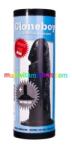 Cloneboy Dildo-Kit Suction Black pénisz szobor öntő szett, pénisz klónozó, fekete szilikonból, tapadókoronggal