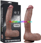 Lovetoy - Dual-Layered Silicone Nature Cock Brown - 10.5 inch