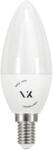 VK LED 9W 810lm 3000K 220V E14 Ra-80 360°, овал, PC, бял - VL LED VK/05177/EI/W (VK/05177/EI/W)