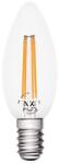 VK LED 4W 470lm 2700Κ 220V E14 Ra-80 360°, овал, Филамент опал - VL LED VK/05104/EI/CL/W (VK/05104/EI/CL/W)