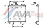 AVA Clever Choice Chladič motora AVA Clever Choice SZA2064 (SZA2064)