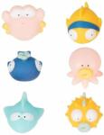 Badabulle Играчки за баня Badabulle - Pastel, 6 броя (B017022)