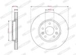 FERODO Disc frana FERODO DDF3208C (DDF3208C) - automobilus