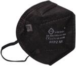 Flippy Védőmaszk, FFP2, fekete, 5 réteg, megfelel a CE 0370, 50 db, szabványnak, külön csomagolva (116531)