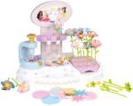 Smoby Florărie cu producție proprie de flori Prințese Disney Flower Market Smoby din diferite petale și tulpini textile 90 de accesorii de la 3 ani (SM350420)