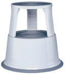 WEDO Gurulós Acél Zsámoly - Világosszürke, 150 kg teherbírás