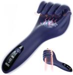 SuperLove Perfect Hand Strong Penis Vibrator Dark Blue