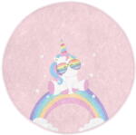 Mila Home Розов детски килим ø 120 cm Comfort - Mila Home (HKG-HaliRound-Comfort-4368p-120x120)