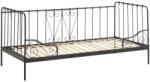 VIPACK Черно детско легло 90x200 cm Alice - Vipack (ACKB9018)