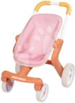 Smoby Sport babakocsi bolygókerekekkel Pop Pushchair Soft Baby Nurse Smoby textil huzattal 42 cm játék babának 53 cm magas tolókarral 18 hó-tól (SM251224)