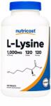 Nutricost L-Lysine Tablets (120 Tabletta) 120 tabletta
