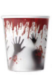  Halloween véres pohár 10 db - partyzunk