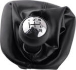 Leather Luxe Buton schimbător viteze cu mâner pentru Peugeot 207 / 307 / 406 Peugeot Negru Z90182 (Z90182)