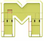 Xinlexin Litere Morphers: M - figurină Elefant (GXE2911D) Figurina