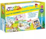 Kid Art Kid Art: Modelează după numere! Set de plastilină - Creaturi magice (DIY CBN MG)
