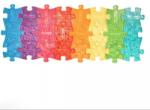 MUFFIK Muffik: Covoraș senzorial nano puzzle - curcubeu, 24 piese (MFK 099 3)