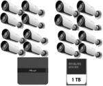 Milesight Technology Kit Camera IP Bullet MILESIGHT TECHNOLOGY MS-C2964-UPD, 2MP, Lentila 2.8mm, IR 30m + NVR MS-N5016-PE (KIT16BULLET2MP) - laptopaid