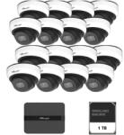 Milesight Technology Kit Camera Supraveghere IP Mini Dome MILESIGHT TECHNOLOGY MS-C2973-PD, 2MP, Lentila 2.8mm, IR 30m + NVR MS-N5016-PE (KIT16MINIDOME2MP) - laptopaid