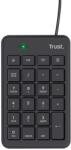 TRUST 22221 numerikus billentyűzet Laptop/PC USB Fekete (22221) - easy-shop